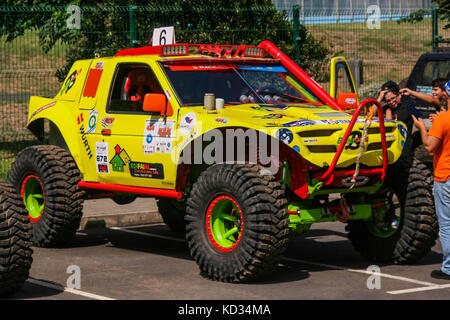 Super trial 4x4 2017 faial Banque D'Images