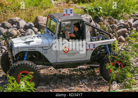 Super trial 4x4 2017 faial Banque D'Images