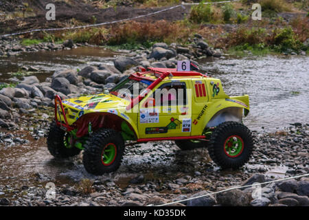 Super trial 4x4 2017 faial Banque D'Images