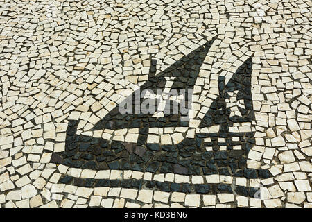 Pavé à facettes. Banque D'Images