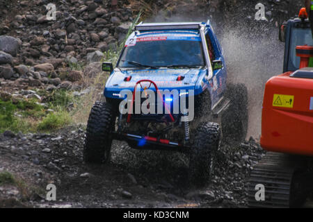 Super trial 4x4 2017 faial Banque D'Images