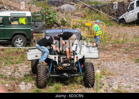 Super trial 4x4 2017 faial Banque D'Images