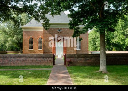 Christ Church, 420 le Christ Church Road, Weems, Virginie Banque D'Images