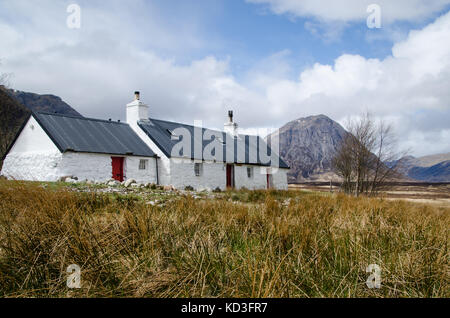 Black Rock Cottage glencoe Ecosse Banque D'Images