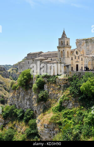 Église de Santa Maria de idris, capitale de la culture 2019, Matera, Basilicate, Italie province Banque D'Images