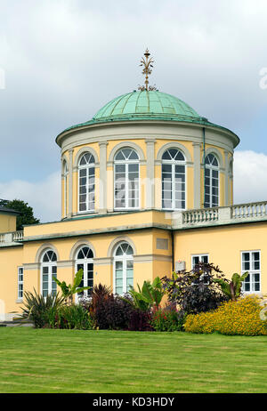 Pavillon de la bibliothèque, de Herrenhausen, à Hanovre, Basse-Saxe, Allemagne Banque D'Images