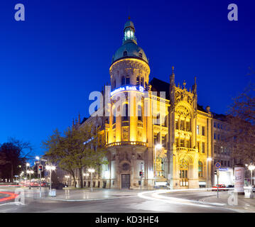 Ancien siège de la banque, aujourd'hui succursale hannoversche office Deutsche Bank, centre-ville, Hanovre, Basse-Saxe, Allemagne Banque D'Images