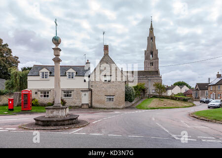 Polebrook est un village dans le Northamptonshire, en Angleterre. R.-U. Banque D'Images