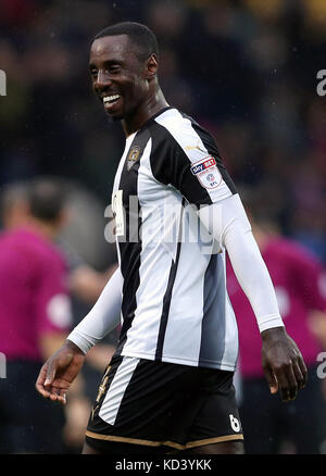 Jonathan forte du comté de Notts pendant le match à Meadow Lane, Nottingham. Banque D'Images