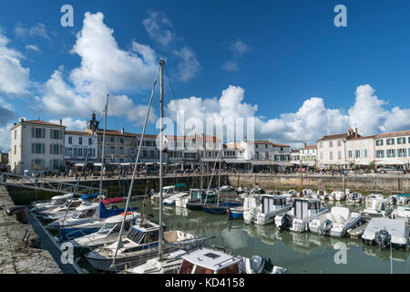 Port de la flotte, ile de re, Nouvelle-France, Aquitaine, France, Westcoast Banque D'Images