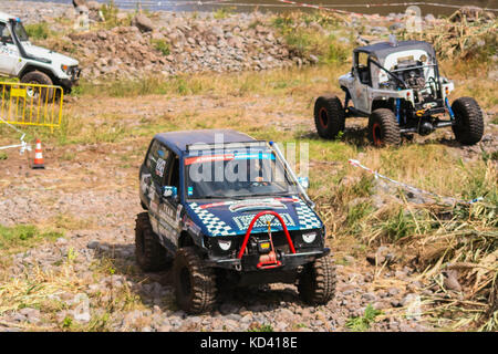 Super trial 4x4 2017 faial Banque D'Images