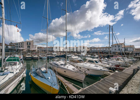 Port saint-martin-de-re, ile de re, Nouvelle-France, Aquitaine, France, Westcoast Banque D'Images