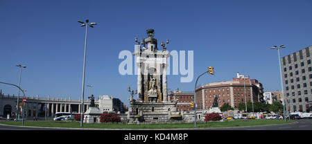 Plaza de España Barcelone Catalogne Espagne Banque D'Images