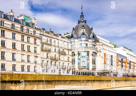 Le BHV Le Marais bâtiment à Paris, France Banque D'Images