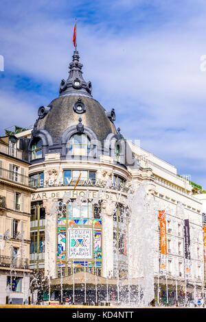Le BHV Le Marais bâtiment à Paris, France Banque D'Images