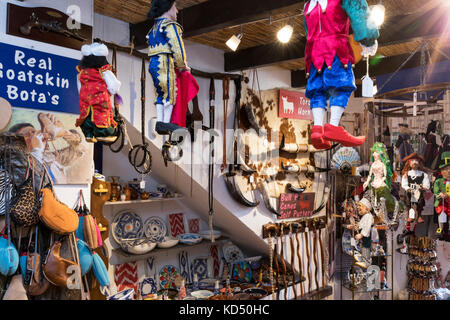 Boutique de souvenirs, village de Valldemossa, Majorque, Baléares, Espagne Banque D'Images