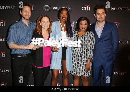 Des célébrités assistent aux arrivées du PaleyFest Fall 'The Mindy Project' au Paley Center for Media de Beverly Hills. Avec la participation des artistes : Ike Barinholtz, Beth Grant, Xosha Roquemore, Mindy Kaling, Ed Weeks où : Los Angeles, California, États-Unis quand : 08 sept. 2017 crédit : Brian to/WENN.com Banque D'Images