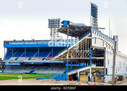 Exposé des tribunes l'ancien tiger stadium Banque D'Images