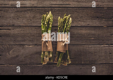 Bouquets de l'asperge verte Banque D'Images