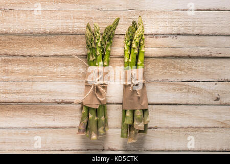 Bouquets de l'asperge verte Banque D'Images