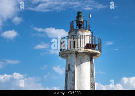 Détail de la tour de l'ancien phare à Tyr, aigre, Liban Banque D'Images