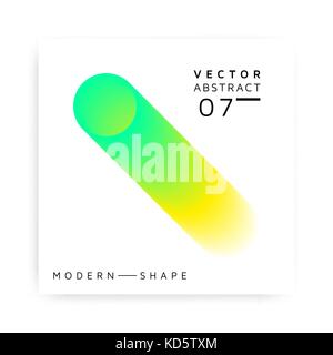 Abstract vector forme colorée moderne Illustration de Vecteur