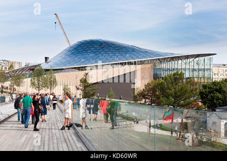 Philharmonic à new zaryadye Park, parc urbain situé près de la place Rouge à Moscou, Russie Banque D'Images