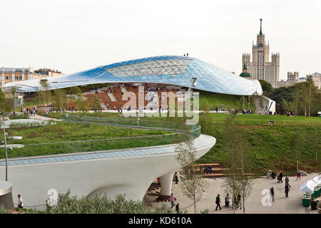 Philharmonic à new zaryadye Park, parc urbain situé près de la place Rouge à Moscou, Russie Banque D'Images