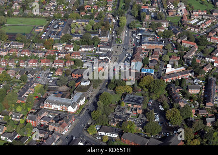 Vue aérienne de Handforth village, Cheshire, Royaume-Uni Banque D'Images