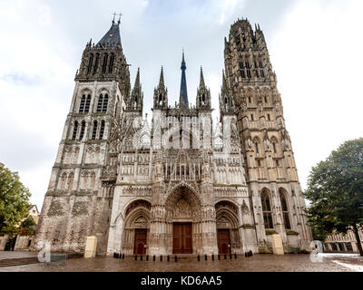 Cathédrale notre-Dame de Rouen, Rouen, France Banque D'Images