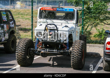 Super trial 4x4 2017 faial Banque D'Images