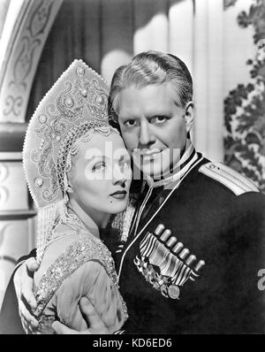Balalaika 1939 MGM film musical avec Ilona Massey et Nelson Eddy Banque D'Images