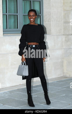 29 septembre 2017 - paris herieth paul pendant la Fashion Week de Paris. Banque D'Images