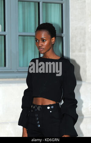 29 septembre 2017 - paris herieth paul pendant la Fashion Week de Paris. Banque D'Images