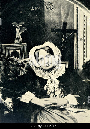 Caroline von Sayn-Wittgenstein. Elle a été pendant de nombreuses années la maîtresse de Liszt et seulement survécu Liszt par quelques mois. Meurt à Rome le 8 mars 1887. (Liszt. Pianiste et compositeur hongrois (1811-1886) Banque D'Images