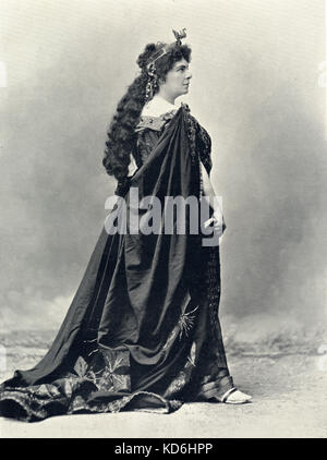 Elena Sanz à Saint-Saens' opéra Samson et Dalila Dalila, comme à Paris, 1899. Banque D'Images