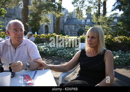 Noam et Ella Milch-Sheriff à Dartington Summer School 2005. Compositeur Israël . b. 1935- Banque D'Images