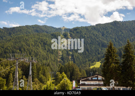 Dans kronplatz italie tyrol du Sud Banque D'Images