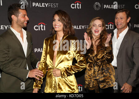 Assister à des célébrités paleyfest 'dynasty' automne les arrivées au Paley Center for Media, à beverly hills. Comprend : Rafael de la fuente, Nathalie Kelley, Elizabeth Gillies, grant show où : Los Angeles, California, UNITED STATES Quand : 10 sep 2017 Crédit : Brian à/wenn.com Banque D'Images