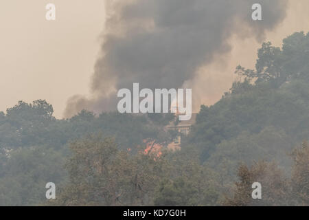 Le Comté de Sonoma, en Californie, USA. 09Th oct, 2017. Le comté de Sonoma, California, United States, lundi, 9 octobre 2017. devistation dans tout comté. crédit : kathryn capaldo/Alamy live news Banque D'Images