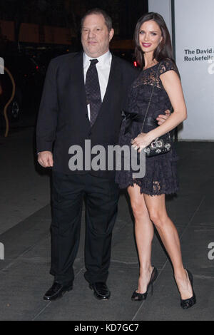 Harvey Weinstein et Georgina Chapman assistent au Musée d'art Moderne Film Benefit pour honorer Quentin Tarantino à la MOMA le 3 décembre 2012 à New York City. Banque D'Images