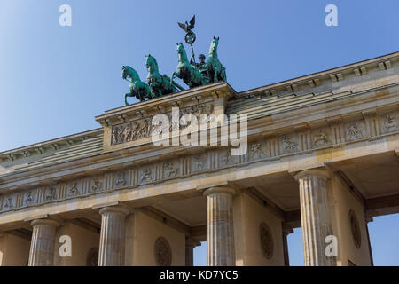 La porte de Brandebourg à Berlin, Allemagne Banque D'Images
