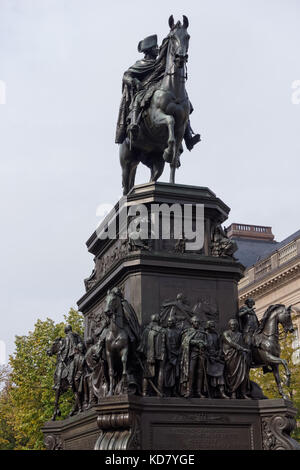 Statue de Frédéric le Grand à Berlin, Allemagne Banque D'Images