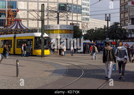 L'Alexanderplatz à Berlin, Allemagne Banque D'Images