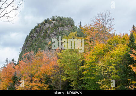 La couleur de l'automne dans les montagnes Adirondack autour du lac Placid NY Banque D'Images