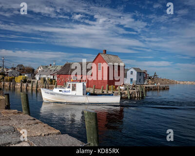 Port de Rockport Cape Ann ma États-Unis Banque D'Images