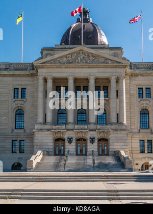 Édifice Législatif, Regina, Saskatchewan, Canada. Banque D'Images