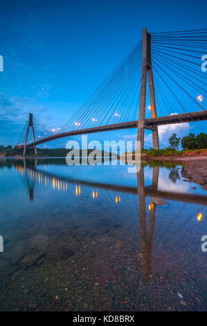 Pont de Barelang, île de Batam, îles Riau, Indonésie Banque D'Images