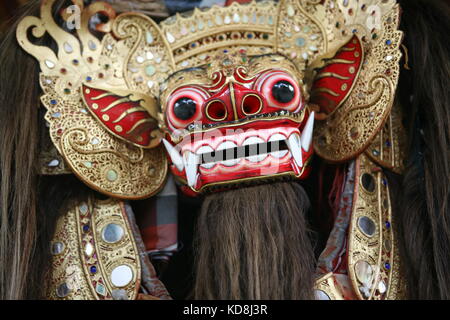 Balineschische Barong Tanzaufführung - spectacle de danse balinaise barong Banque D'Images