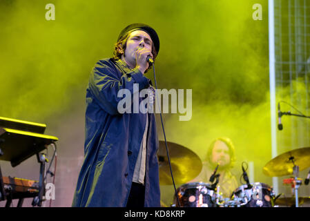 Barcelone - 2 juin : les bourguignons (band) produisent en concert au Primavera Sound Festival 2017 le 2 juin 2017 à Barcelone, Espagne. Banque D'Images